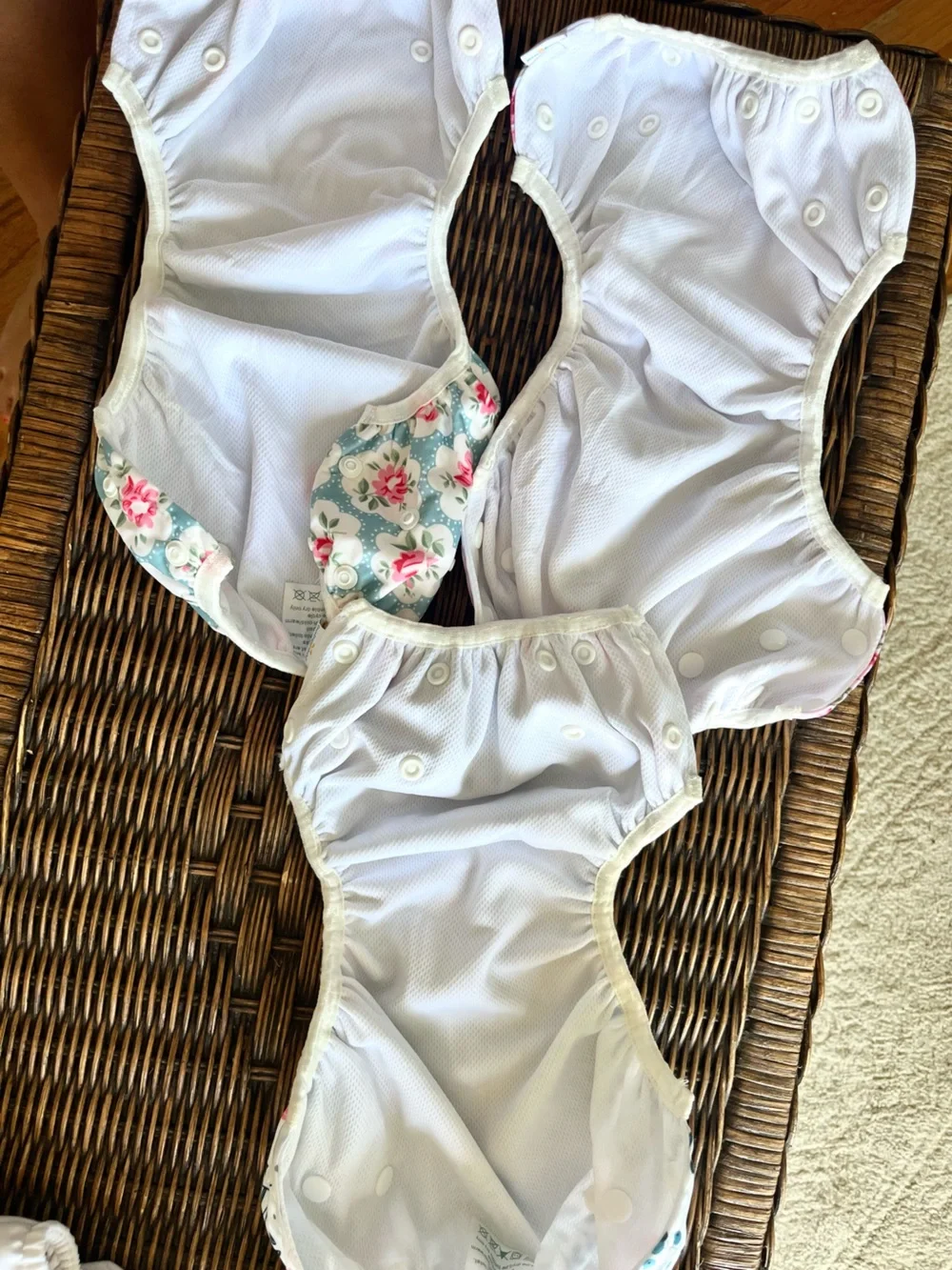 Set of 5 NWOT Cloth Swim Diapers